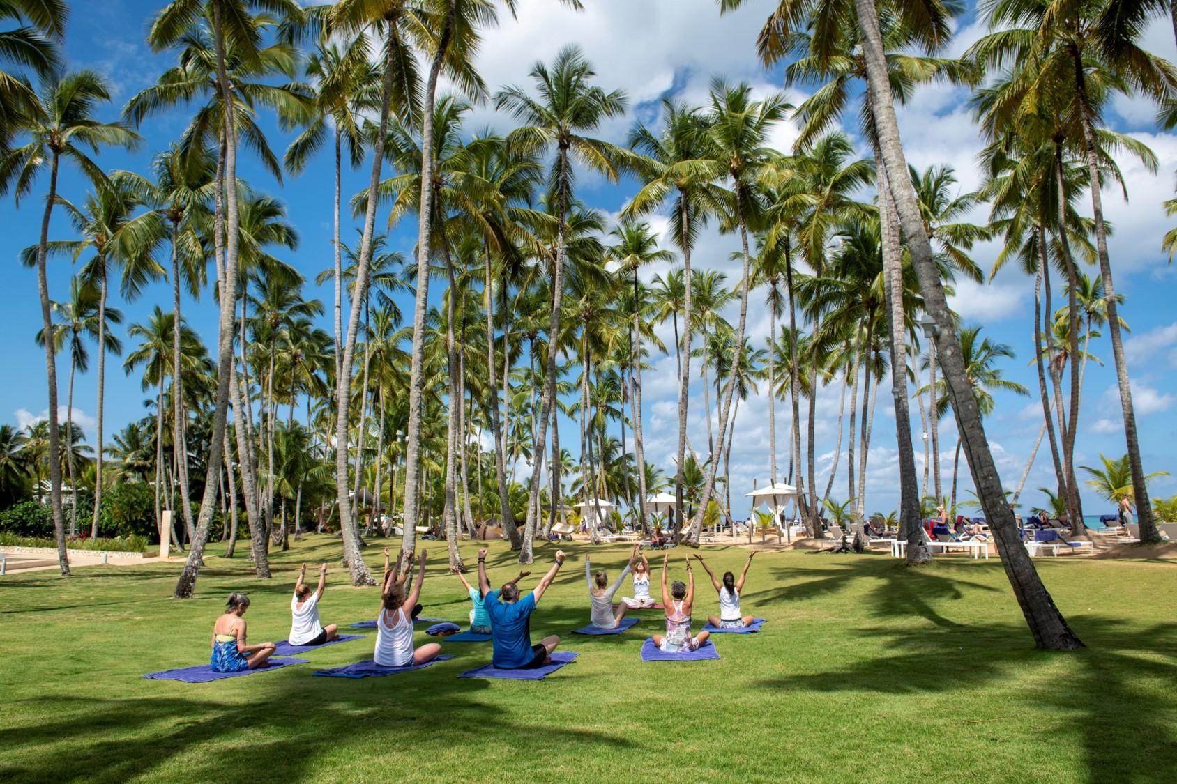 Viva V Samana By Wyndham, A Trademark Adults All Inclusive Las Terrenas Exterior photo Yoga at the Hard Rock Hotel & Casino Punta Cana