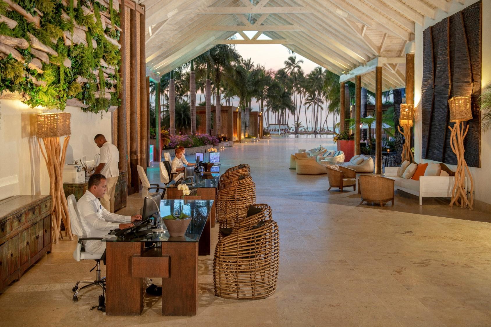 Viva V Samana By Wyndham, A Trademark Adults All Inclusive Las Terrenas Exterior photo Lobby at the Hard Rock Hotel & Casino Punta Cana